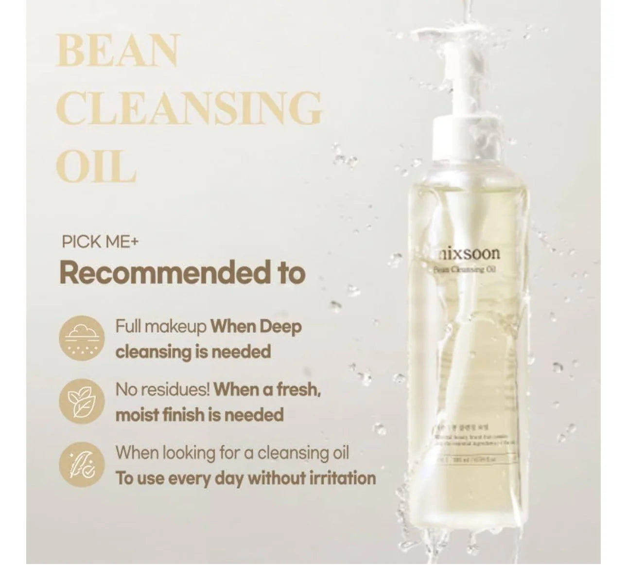 Mixsoon - Bean Cleansing Oil