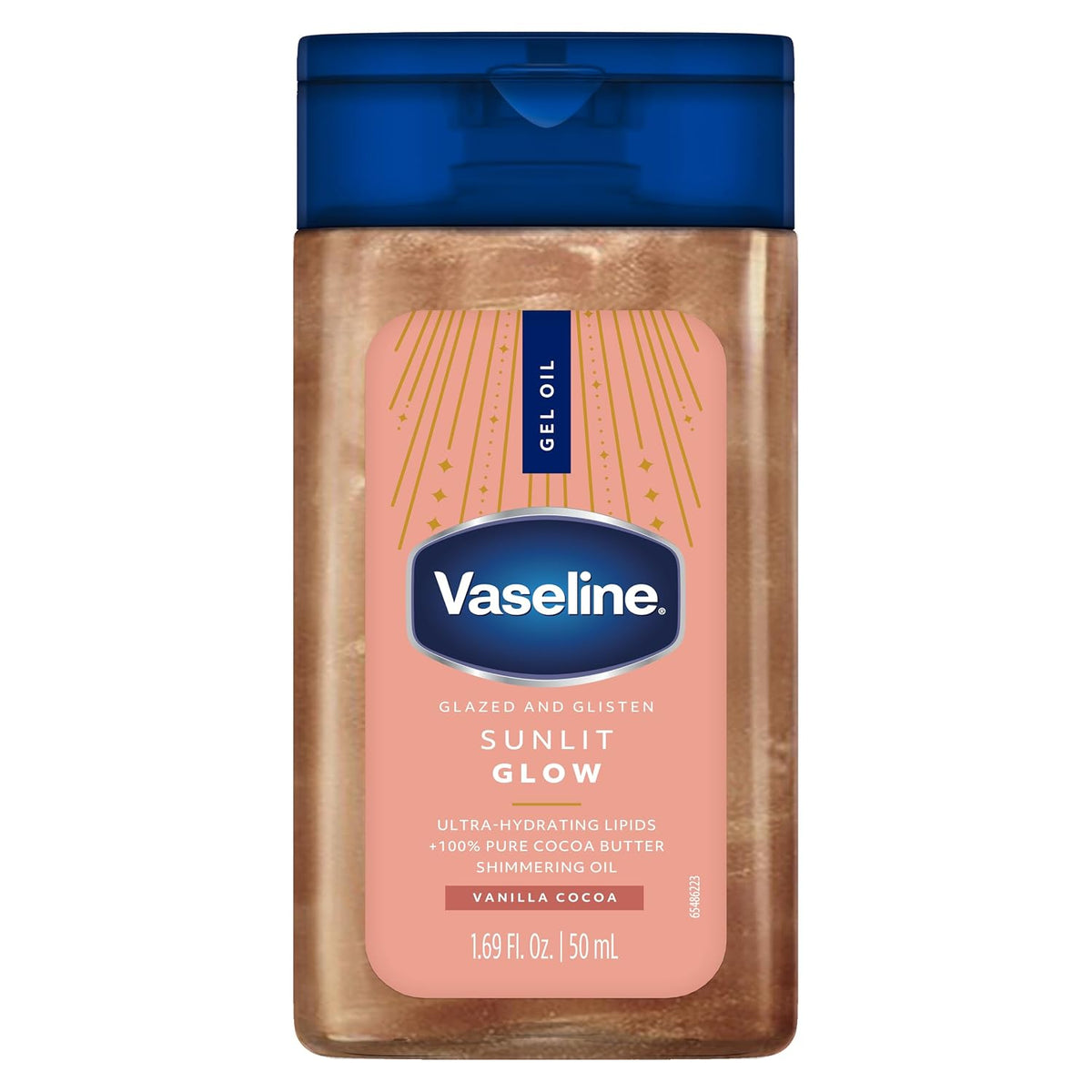 Vaseline - Aceite de gel corporal con aroma a cacao y vainilla