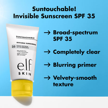 BAJO PEDIDO - Elf - Suntouchable Invisible Sunscreen SPF 35