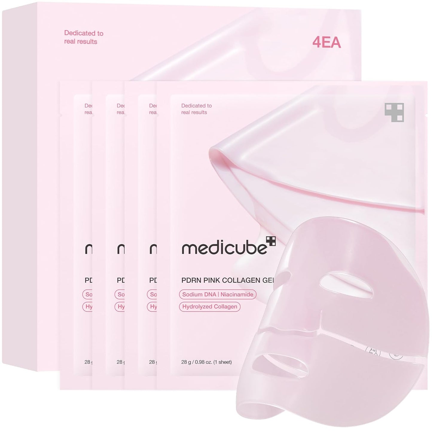 Medicube - Mascarilla de colágeno y PDRN 4 unidades