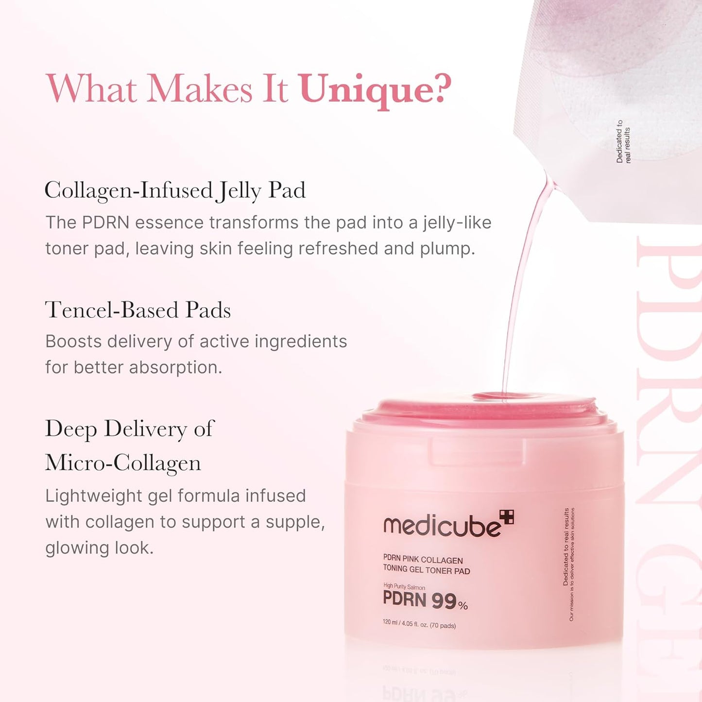 Medicube - Toner Pads de PDRN y colágeno