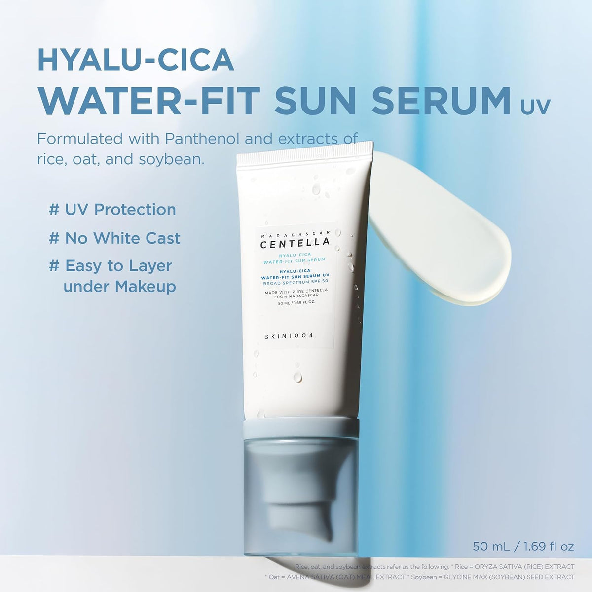 Skin 1004 - Bloqueador Hyalu Cica SPF50