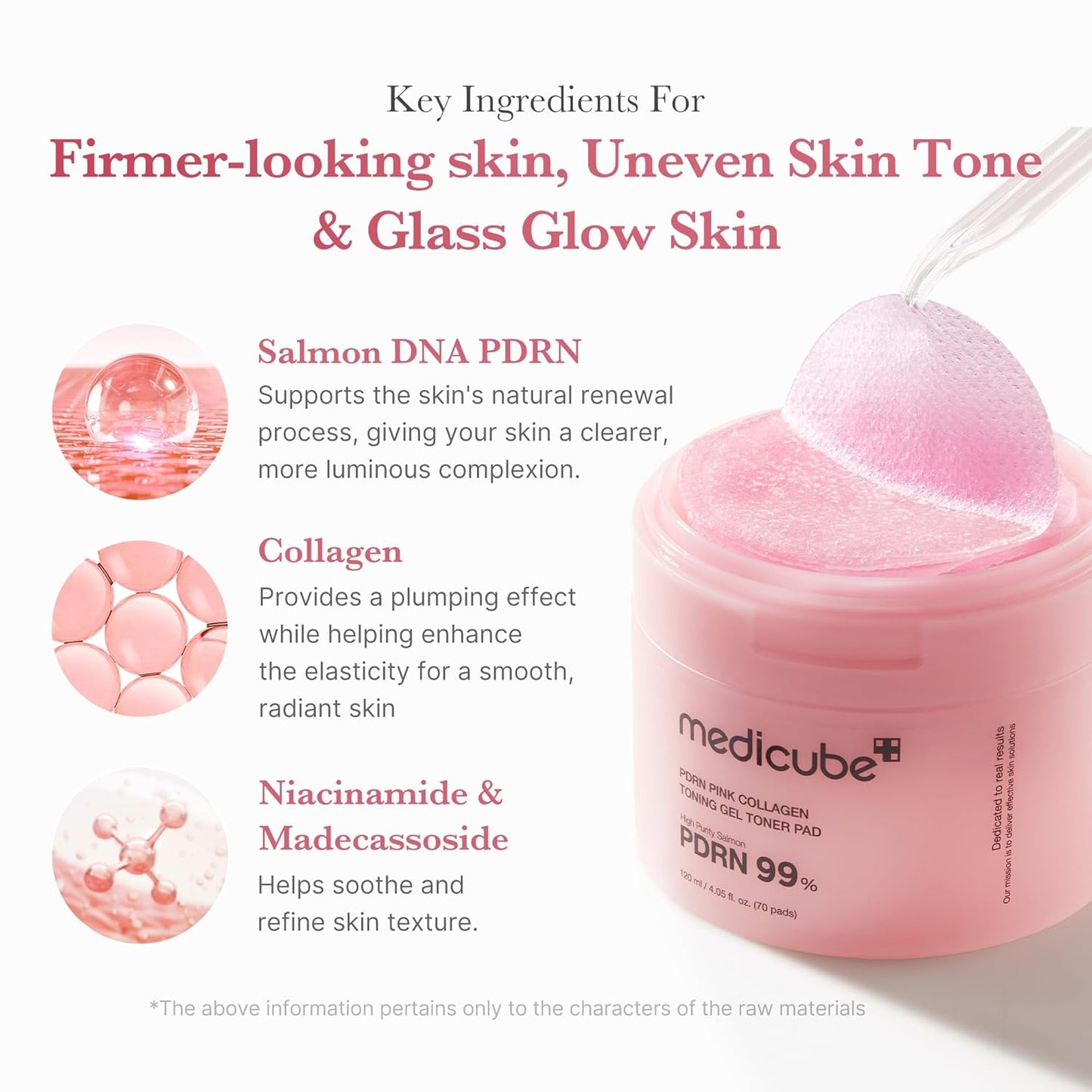 Medicube - Toner Pads de PDRN y colágeno