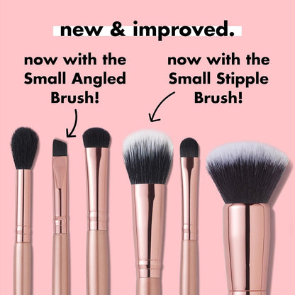 Elf - Flawless Face and Eye Brush Kit - 6 brochas