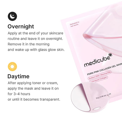 Medicube - Mascarilla de colágeno y PDRN 4 unidades