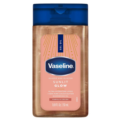 Vaseline - Aceite de gel corporal con aroma a cacao y vainilla
