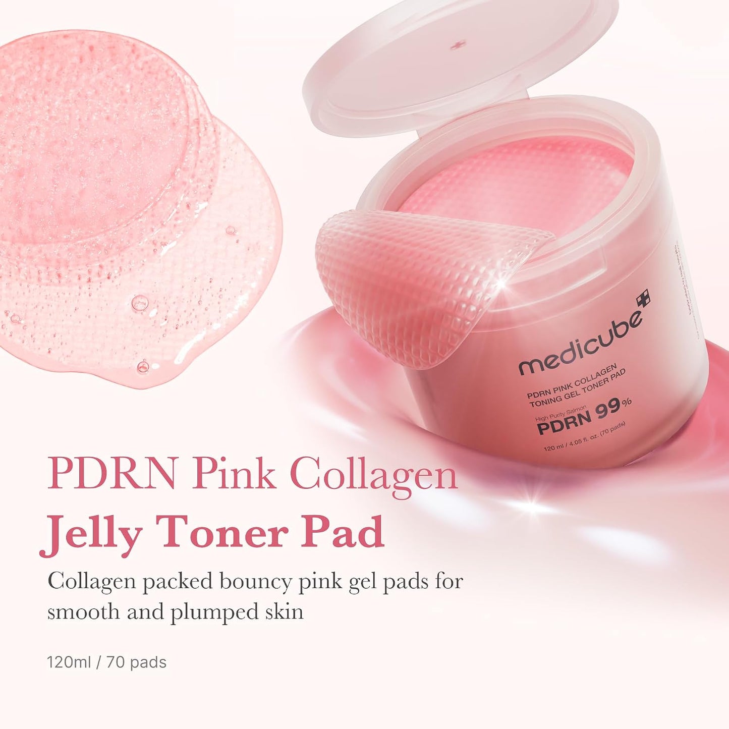 Medicube - Toner Pads de PDRN y colágeno