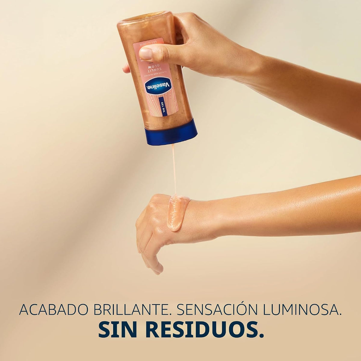 Vaseline - Aceite de gel corporal con aroma a cacao y vainilla