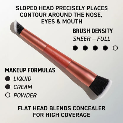 Real Techniques - 6 Piece Big Blends Energy Brush + Dual-Sided Puff Kit