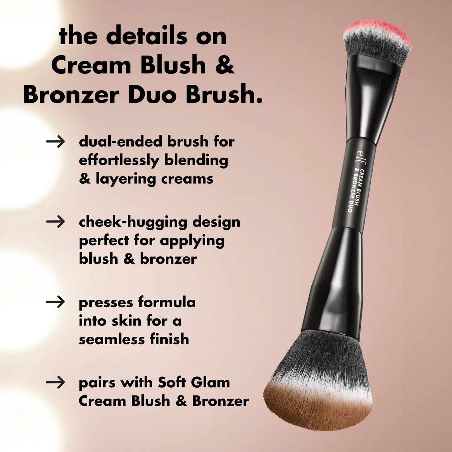 Elf - Brocha para blush y bronzer