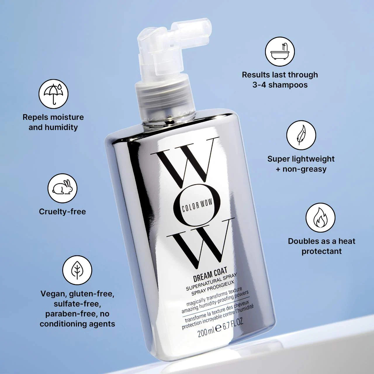 WOW - Dream Coat Supernatural Treatment Spray for Frizzy Hair