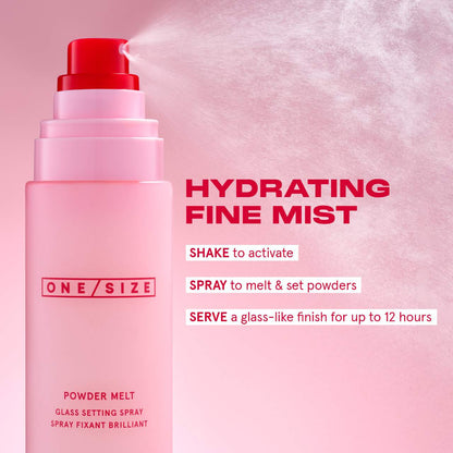 One Size - Setting Spray hidratante Powder Melt 30ml